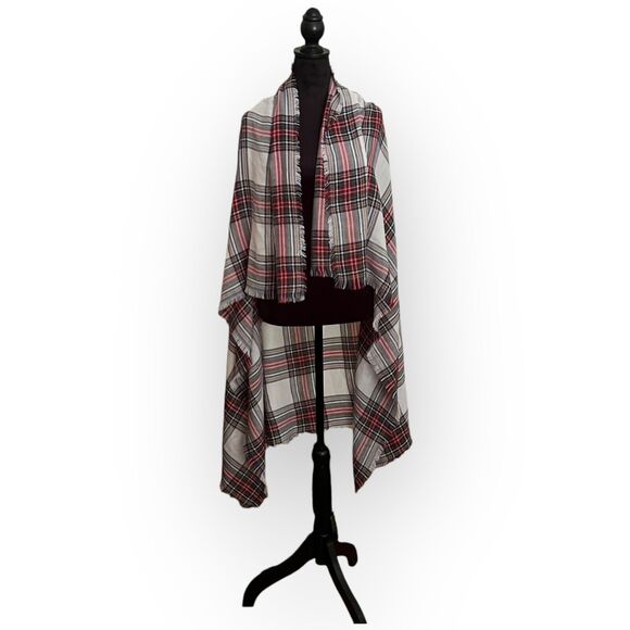 Unbranded Women's Tartan Plaid Woven Fringed Rectangle, Wrap, Shawl, Scarf - Picture 11 of 15